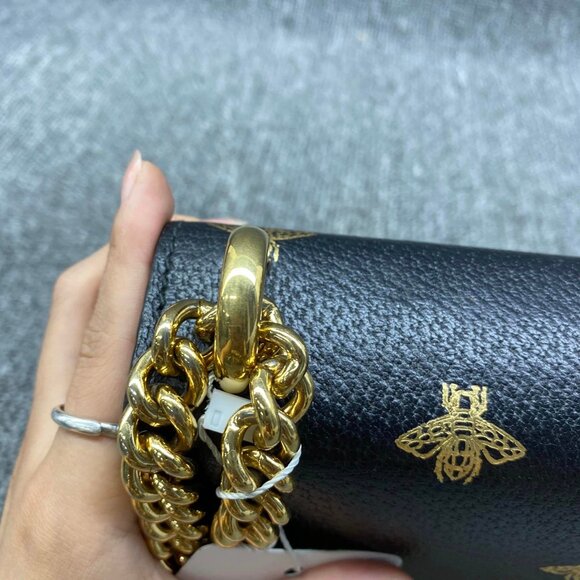 100% Authentic Gucci Padlock Bee Star Shoulder Bag - Picture 7 of 14